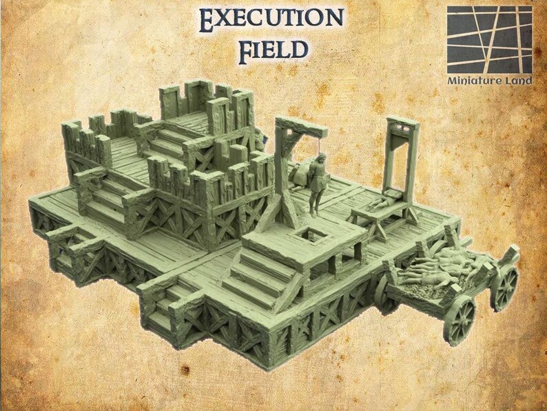 Execution Field | Dnd Terrain, Dnd Accessories, Dungeon Master Gifts - Etsy