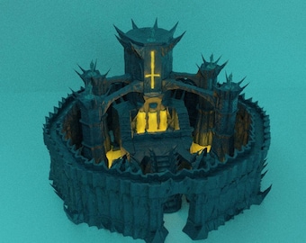 Necropolis Citadel | Dnd Terrain, Dnd Accessories, Dungeon Master Gifts, Citadel Terrain