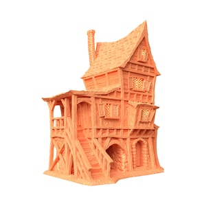 Mittelalterliches Bürgerhaus DnD, DnD Altes Haus, Miniaturland