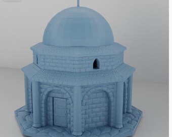 Small Round Chapel | Dnd Terrain, Dnd Chapel, Chapel Terrain, Dungeon Master Gifts
