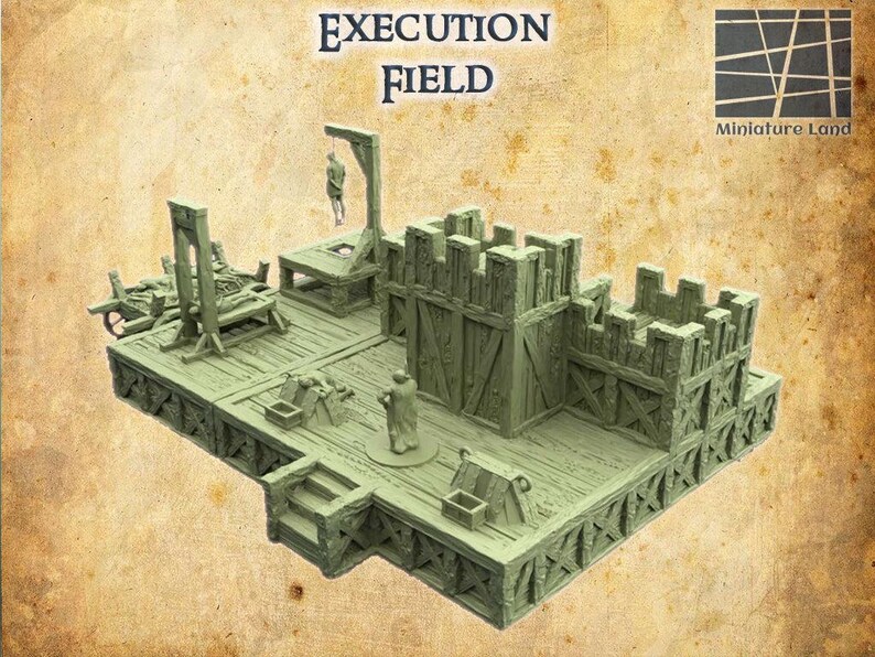 Execution Field | Dnd Terrain, Dnd Accessories, Dungeon Master Gifts - Etsy