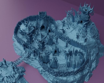 Modular Goblin Camp Tabletop Terrain | Dnd Terrain, Dnd Accessories, Dungeon Master Gifts, Goblin Terrain