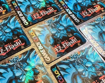 EZ-Flash Jr Obelisk The Tormentor Holographic Replacement Label for Game Boy Cartridge