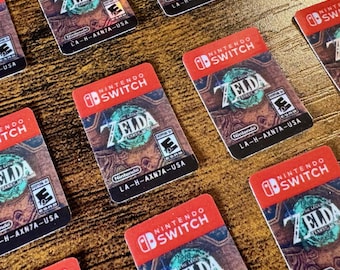 Zelda TotK Replacement Label for Switch Cartridge