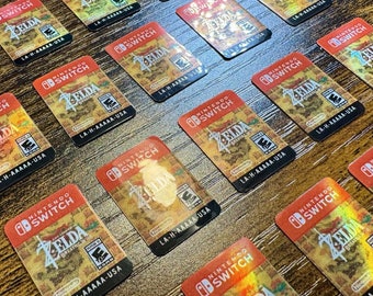 BotW Replacement Label for Switch Cartridge