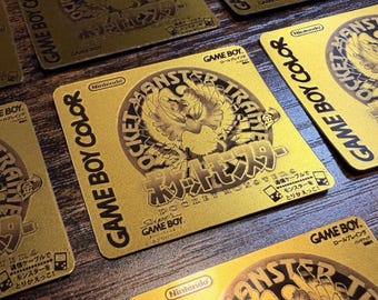 Pokémon Gold Japanese Label (Gold Edition) - Laminated Replacement Label for Game Boy Cartridge
