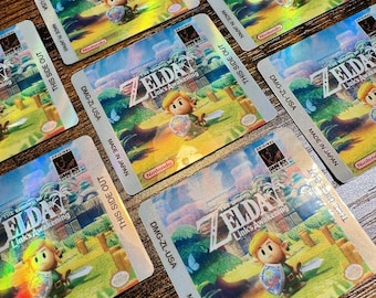 Link's Awakening Holographic Replacement Label for Game Boy Cartridge