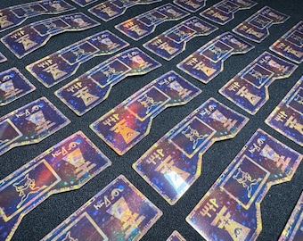 Ancient Mew GBA SP Holographic Console Back Label - Laminated Back Label for Game Boy Advance SP