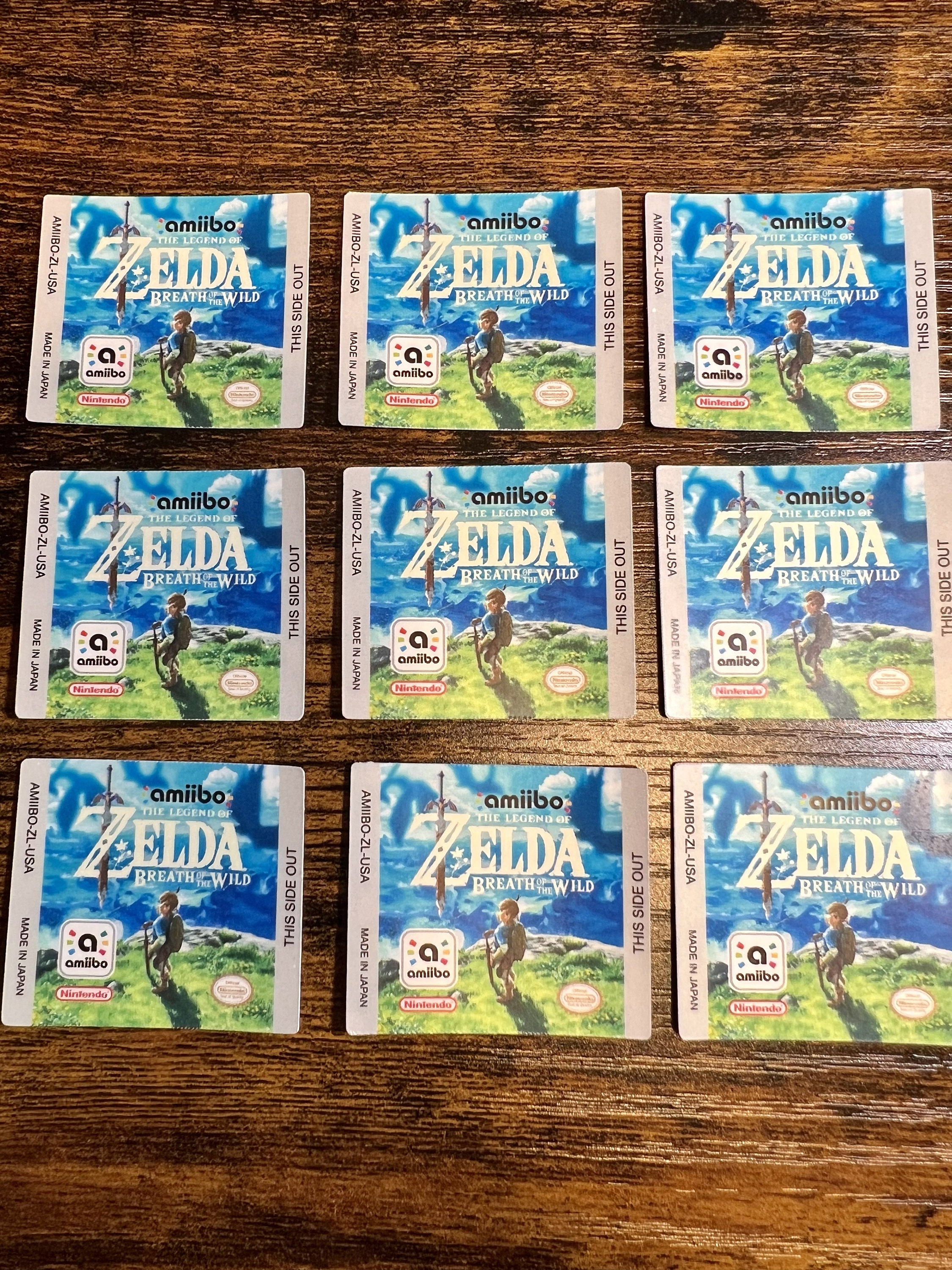 Breath of the Wild Amiibo Replacement Label for Game Boy - Etsy