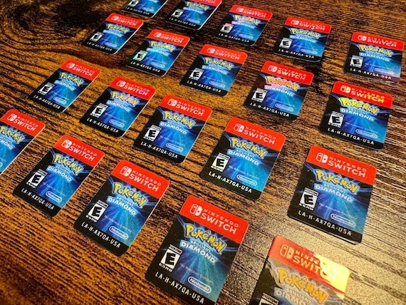 Pokmon Brilliant Diamond Replacement Label for Switch Cartridge - Etsy