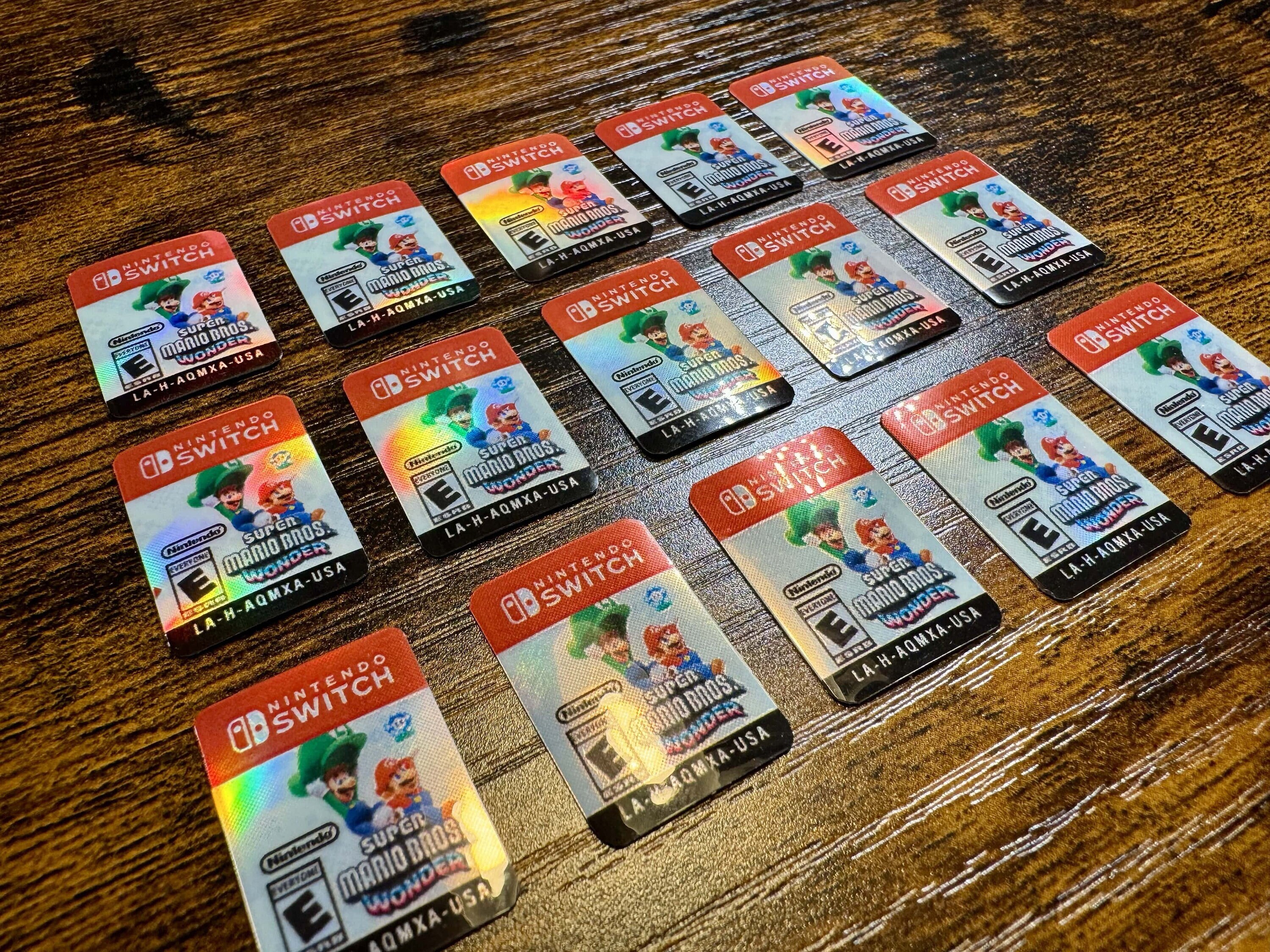 Super Mario Bros. Wonder Replacement Label for Switch Cartridge - Etsy