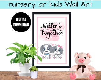 Boho Nursery, Girls Room Decor, Nursery Wall Art, Digital Products, Posters, Nursery Prints