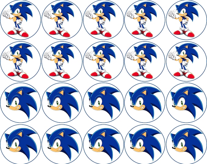 Sugar Paper ( Sonic ) 20 images 1.81 inches Round