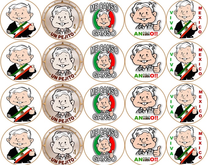 Sugar paper (Amlo) 20 images of 1.81 Round