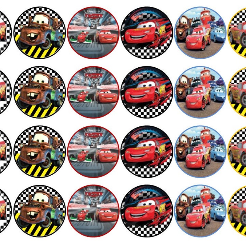 Cars Cartoon Cupcake - Etsy