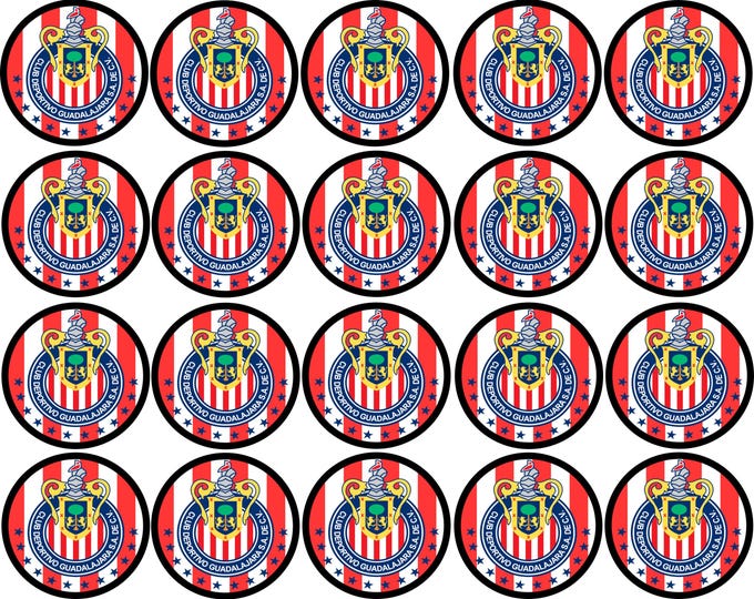 Sugar paper (Chivas) 20 images of 1.81 inches Round