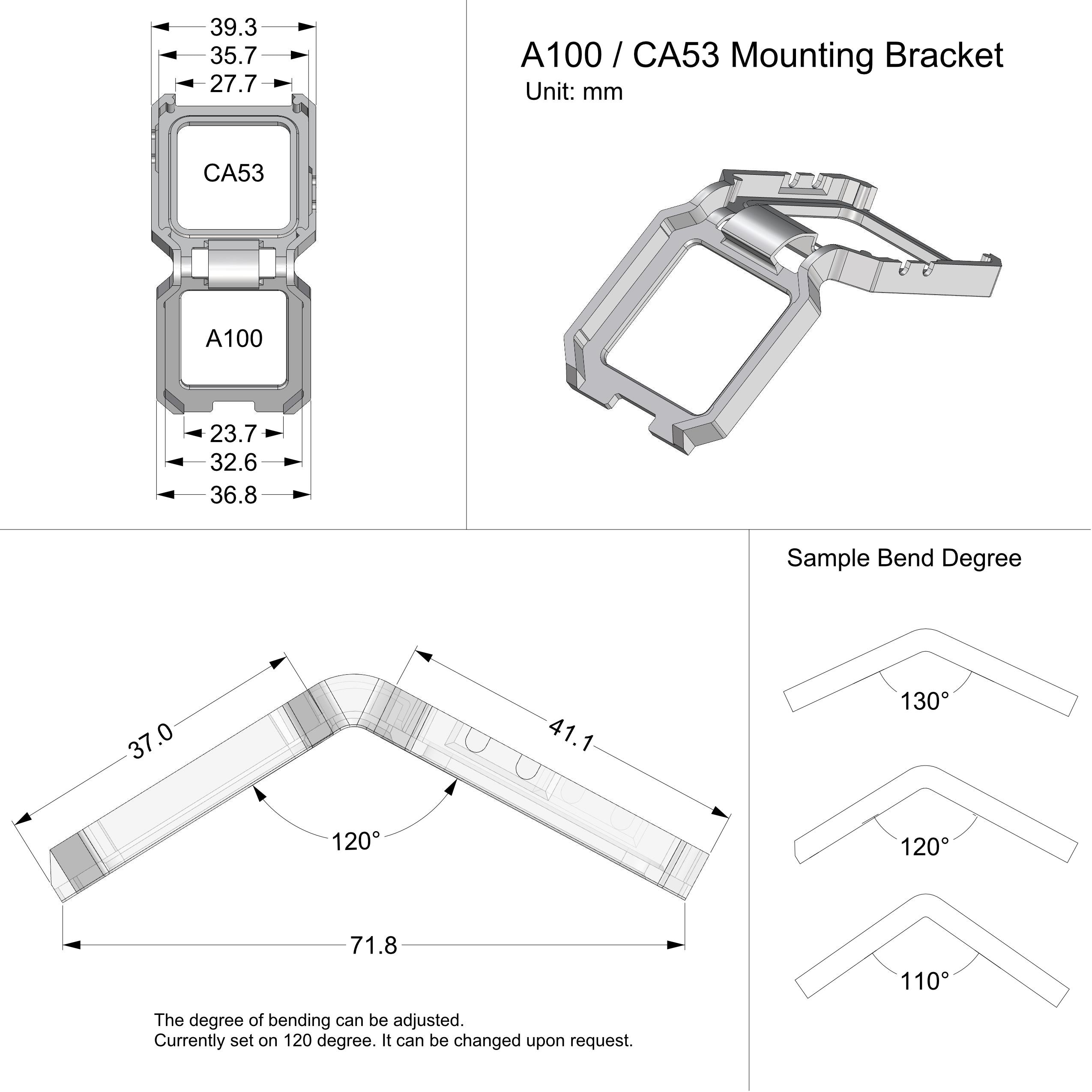 Casio A100 および CA53 用デュアルウォッチマウントキット、3D プリント、複数の色から選択可能。 - Etsy 日本