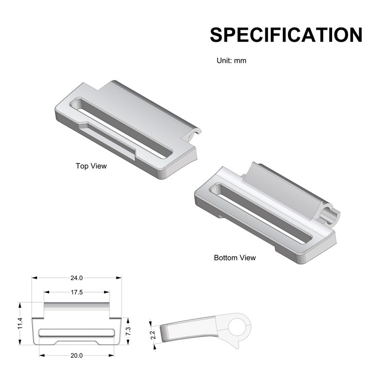 Factory Style Slim Resin Adapter for F91W, A158W, A159W, W217H, CA