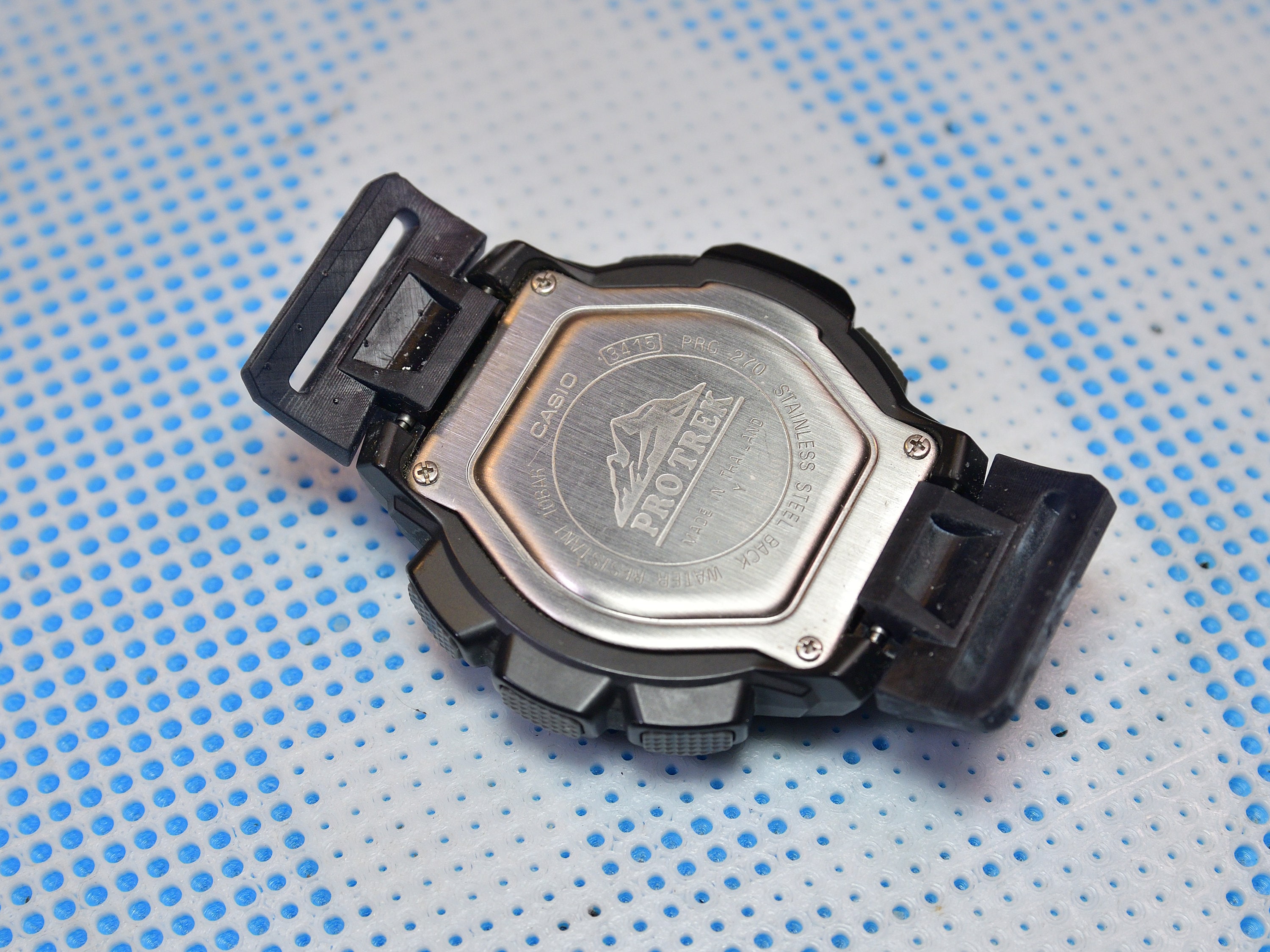 Factory Style Tough Resin Printed Strap And Band Adapter For Pro Trek PRG 270