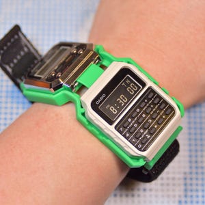 Dual Watch Mounting Kit For Casio A100 & CA53, 3D Printed with Multiple Color Available.