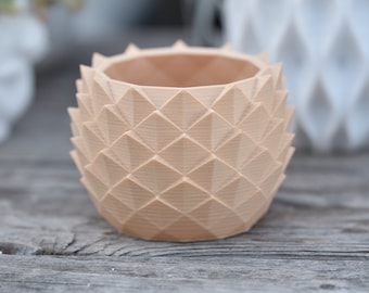 Pine Cone Pattern Planter Pot for Succluent or Baby Cactus