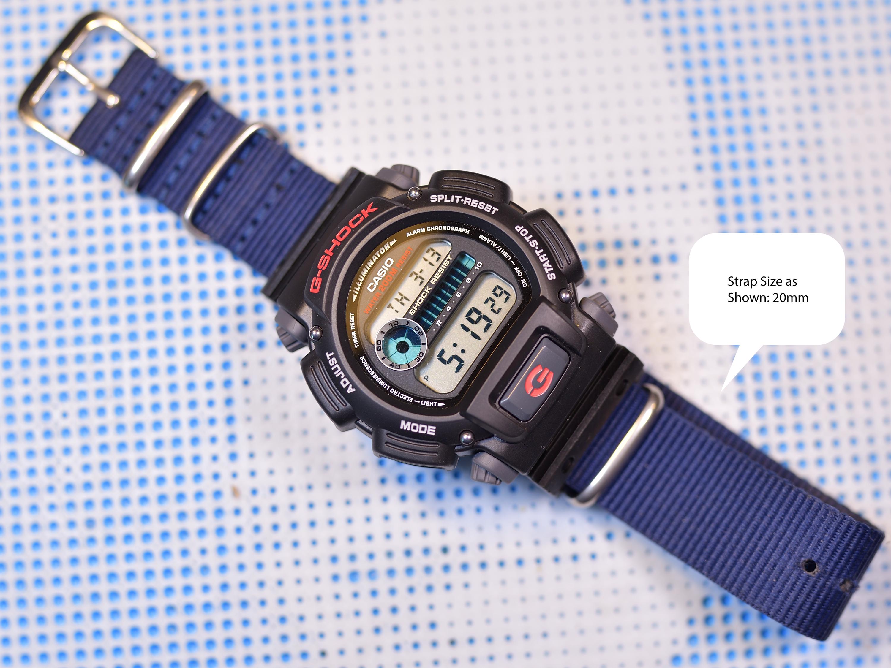 ストラップ Tough Resin Strap Adapter for G-shock DW9052 Series Digital Watch