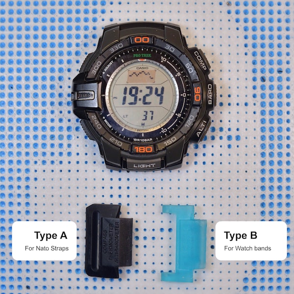 Factory Style Tough Resin Printed Strap And Band Adapter For Pro Trek PRG-270