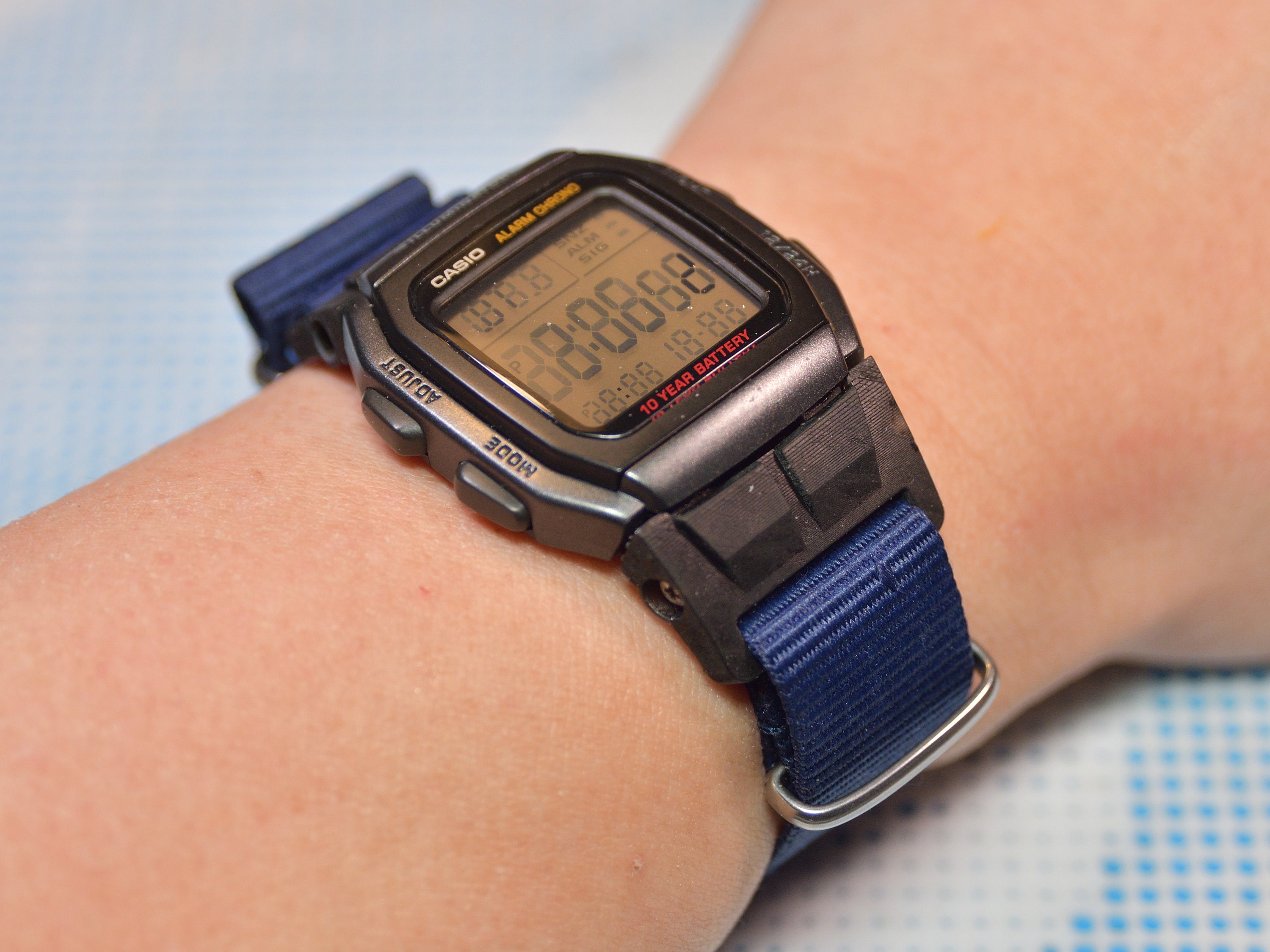 Casio w217h nato deals