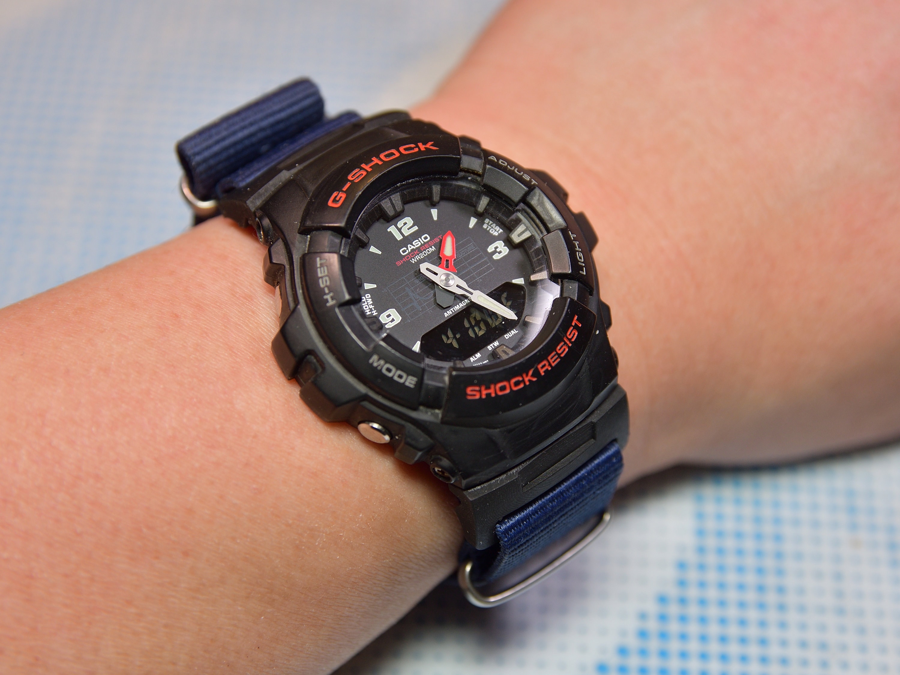 Factory Style Tough Resin Watch adapter for G Shock G100 Series