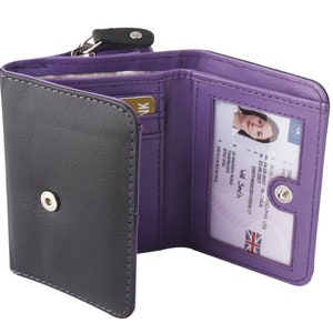 StarHide Women RFID Real Leather Money Purse Ladies