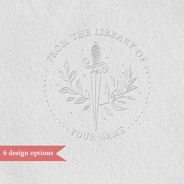 Custom Book Embosser Etsy Canada