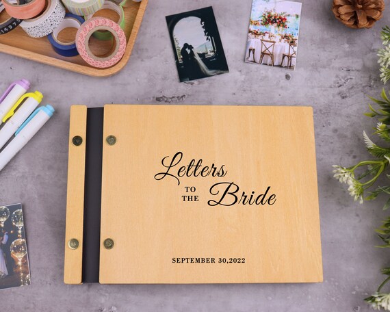 Letters to the Bride - Bridal Shower Scrapbook