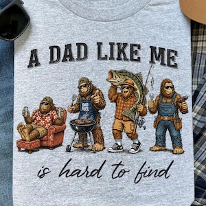 Um pai como eu é difícil de encontrar (PNG), Pai legal retrô (PNG), Pé Grande (PNG), Design de camiseta de pai pescador (PNG), Pesca de robalo (PNG), Presente para o Dia dos Pais