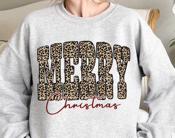 Merry Christmas Sublimation Png, Christmas  Png, Merry And Bright Png, Retro Christmas Png, Brushstroke Png,Leopard Merry Png,Trendy Designs