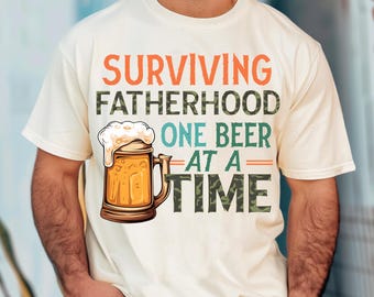 Sobreviviendo a la paternidad una cerveza a la vez (Png), Papá esqueleto (Png), Patio trasero divertido (Png), Camiseta divertida para papá (Png), Día del padre (Png), Regalo para papá