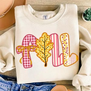Whimsical Fall Png, Fall Vibes Png, Floral Pattern Png, Coquette Lace Fall Png, Checkered Png, Cozy Season Sublimation, Girly Autumn Design
