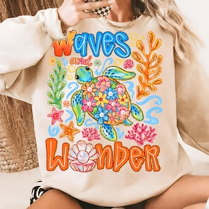 Waves And Wonder png, zeeschildpad png, coquette zeeschelp, trendy zomer png, meisjesreis png, strandvibes png, zeeschelpen png