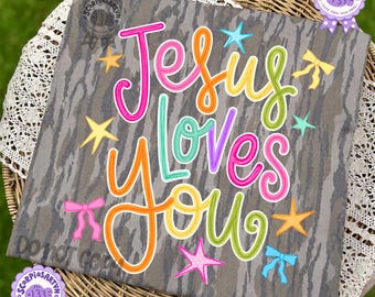 イエスはあなたを愛していますPNG、祈り希望祝福デザイン、チェック柄イエスPNG、イエスクリスチャンバンドル、聖書の一節シャツデザイン、グリッタークリスチャンPNG