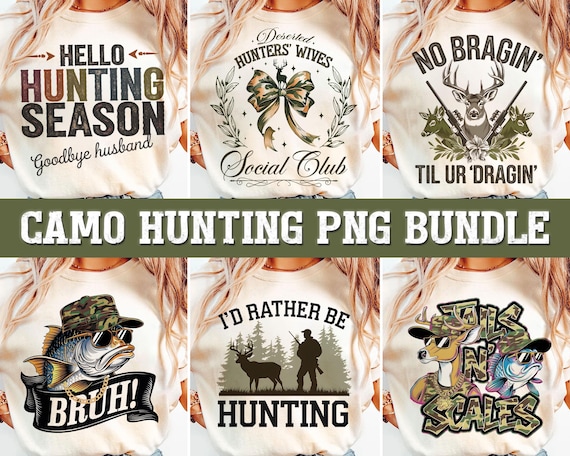 Camo Png Bundle, Camo Coquette Bow Png, Abandoned Hunting Wife Png, Hunting Season Png, Duck Hunting Clipart, Retro Camo Girl Png Design