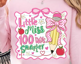 Pequeña Señorita 100 Días Más Inteligente (Png), 100 Días de Clase (Png), Lápiz Colorido Coquette (Png), Maestra de Escuela (Png), Maestra 100 Días (Png), Pincelada