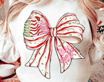 Coquette Christmas Tree Cake Png, Christmas Png, Oh christmas tree Png, Merry Christmas Png, Merry and Bright Png, Christmas Coquette Bow