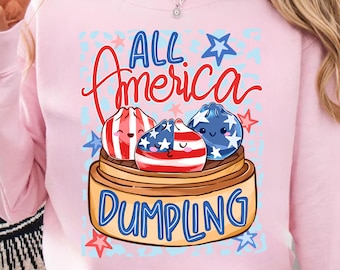America dumplings png, 4th of july png, red white blue, july 4th png, funny america png, bestseller america, 4th of july png, dumpling png