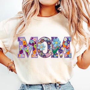 Floral Mom Embroidery Png, Mama Embroidery Png, Faux Embroidery Png, Mama Floral Png, Mama Coquette Bow Png, Retro Mama png,Gift for mothers