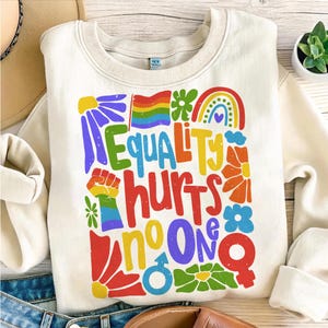 Equality Hurts No One Png, Equal Rights Png, Human Rights Png, LGBTQ Png, Love Is Love Png, Gay Pride Png, Pride Month Png, Rainbow flag png