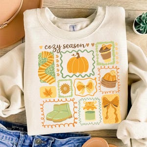 Cozy Season Bow Sublimation, Fall Vibes Png, Cozy Fall Png, Fall Stamps Png, Fall Pumpkin Png, Cozy Season Sublimation, Girly Autumn Design
