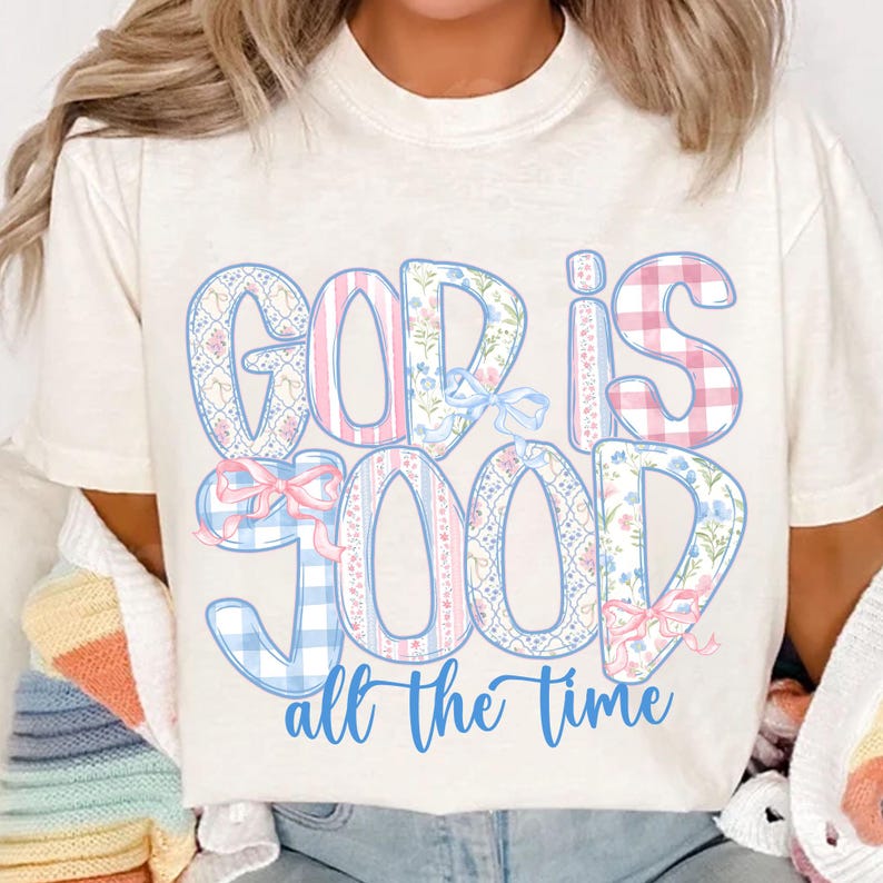 God is Good Png, Spirit Religious Png, Grandmillennial Jesus Png, Jesus Christian Png, Bible Verse Png, Grandmillennial Png,Floral Jesus Png image 3