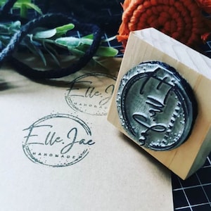 Custom Rubber Stamp - Personalised Stamp - Laser Cut Rubber Stamp - Logo Rubber Stamp - Custom Size