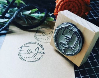 Custom Rubber Stamp - Personalised Stamp - Laser Cut Rubber Stamp - Logo Rubber Stamp - Custom Size