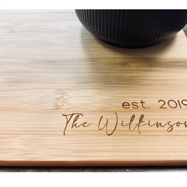 Custom Cutting Board, Engraved Cutting Board, Couples Gift, Wedding Gift, Engagement Gift, Anniversary Gift, Cheese Board