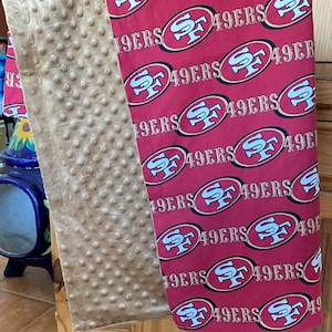 Football baby blanket